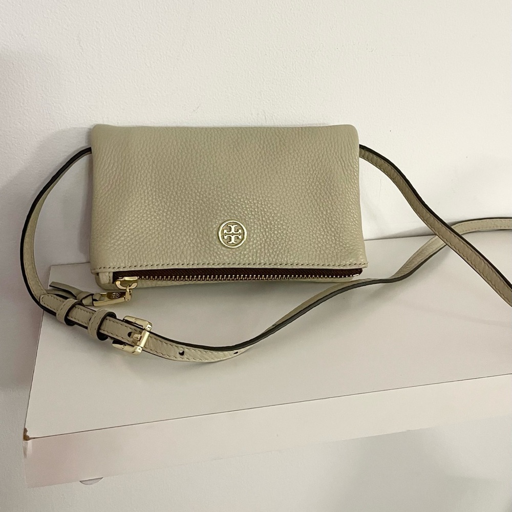 Tory Burch Light Tan Crossbody Bag